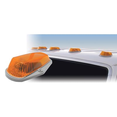 Pacer Performance 20-225 Pacer Ford Style Cab Roof Running Lights Kit (5 Lights - Amber)